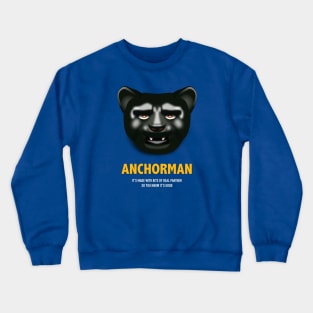 Anchorman The Legend of Ron Burgundy - Alternative Movie Poster Crewneck Sweatshirt